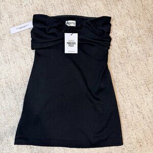 Princess Polly Strapless Black Mini Dress NWT Size 8 / US 4